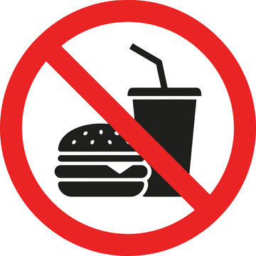 No food and drink sign