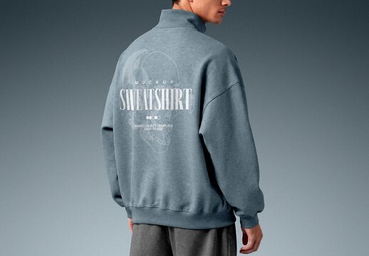 Oversized Sweatshirt Mockup