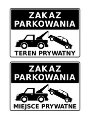znak zakazu parkowania © robert6666