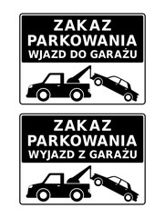 znak zakazu parkowania © robert6666