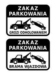 znak zakazu parkowania © robert6666