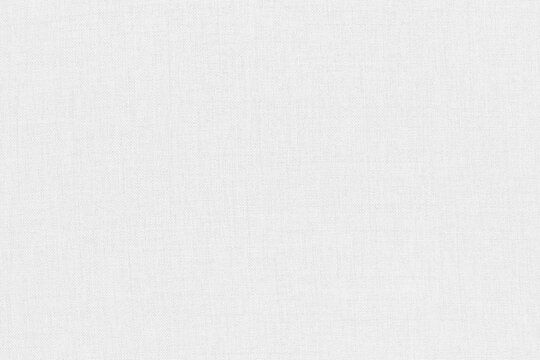 White linen fabric cloth texture for background, natural textile pattern.