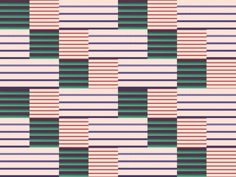 Seamless abstract pattern in maroon, green, purple - modern gradient geometric background for wallpaper, textile and wrapping paper design