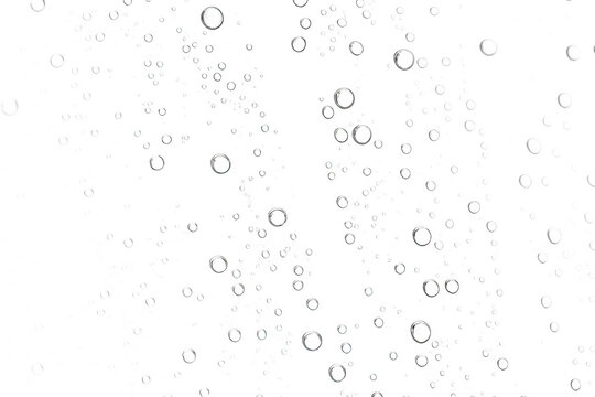 Water droplets texture overlay isolated on white background p n g a i generated 1