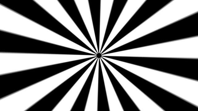 Black and white radial sunburst pattern