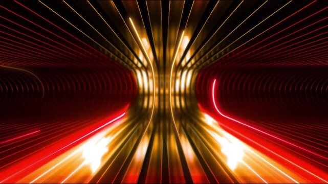gold trail lines with red glow streak background