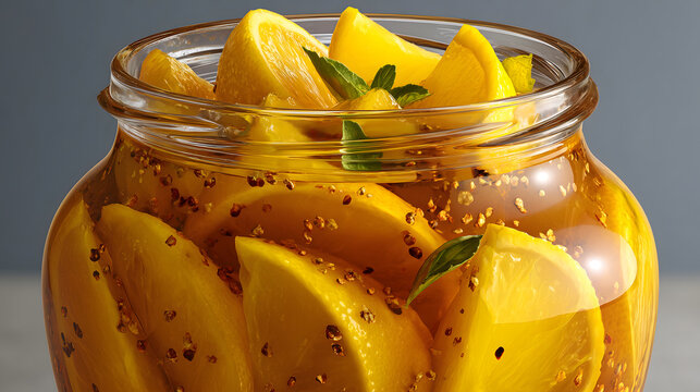 Refreshing homemade lemonade with lemon slices and mint leaves in a glass jar showcasing vibrant colors and inviting appearance for summer drinks and party ideas