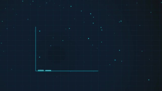 A professional high-quality procedural motion graphic footage of a swirling 3 visual. Featuring glowing paths of  solid theme on high contrast dark backdrop. Perfect for futuristic sci-fi projects.