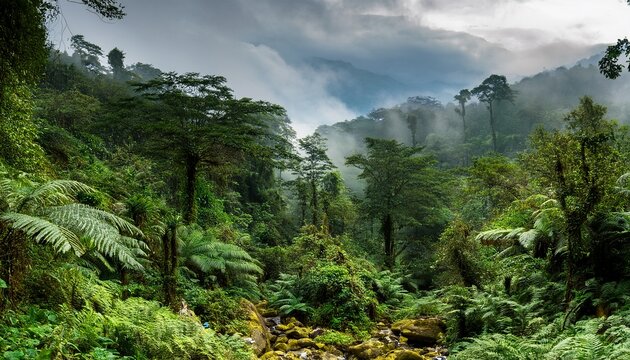 Deep Tropical Jungles Of Nepal