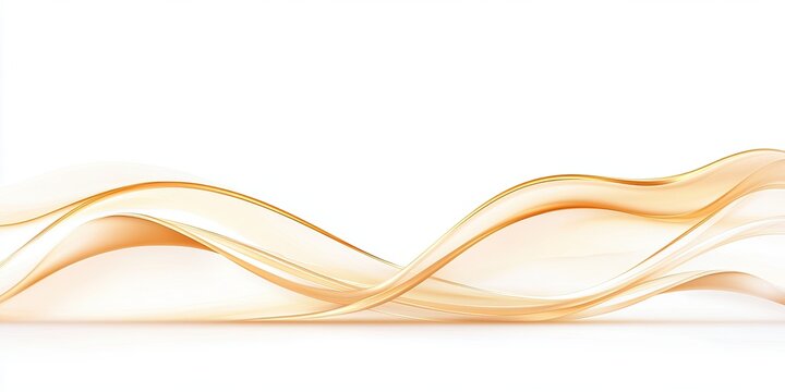 Luxury abstract background with smooth ribbon-like waves and refined negative space, suitable for brochures, corporate branding, decorative layouts, and upscale graphic design projects.