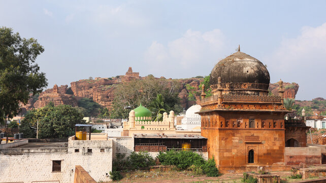 JAMIA MASJID of Badami Near World Heritage SIte, Karnataka, India.