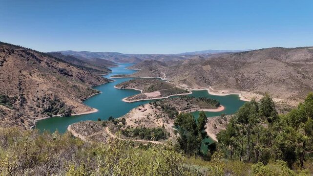 Miradouro da serpente do medal serpentine river landscape