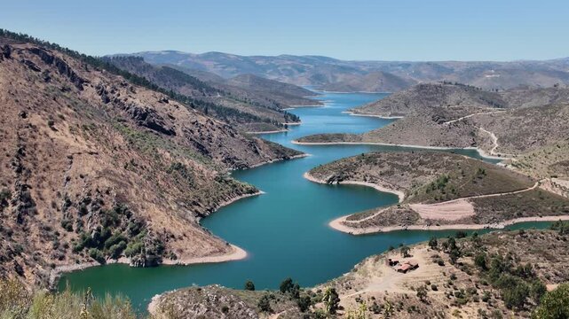 Scenic miradouro da serpente viewpoint in portugal