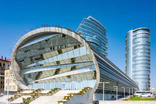 Azerbaijan Boxing Federation Building Baku White City