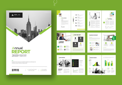Annual Report Template Layout