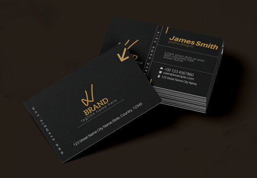 Modern Minimal Business Card Design Template