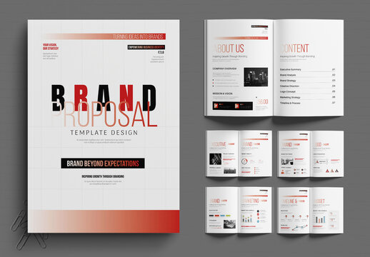 Business Proposal Document with Clean Layout
