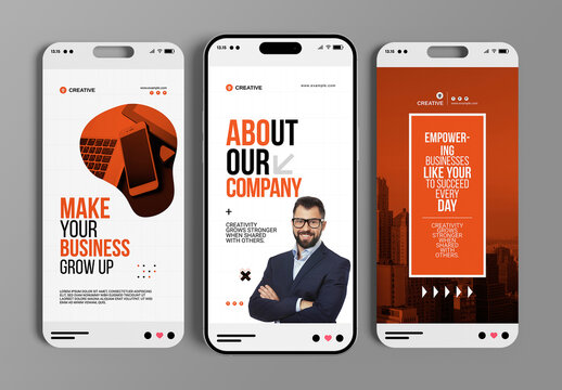 Business Social Media Story Design Layout