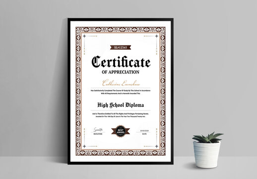 Certificate Design
