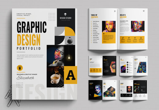 Graphic Design Portfolio Brochure