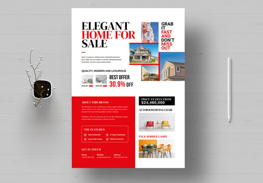 Home For Sale Flyer Template