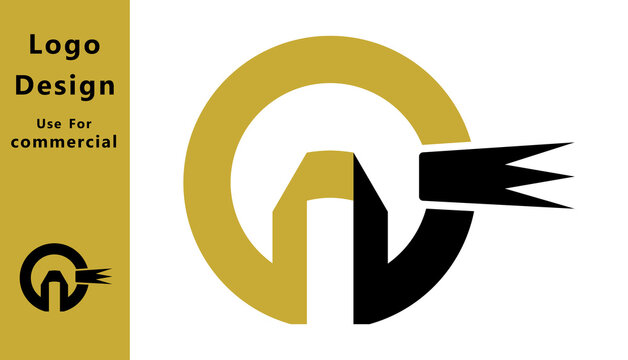 abstract logo design modern geometric branding vector