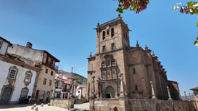 Minor basilica of our lady of the assumption in moncorvo revealing shot