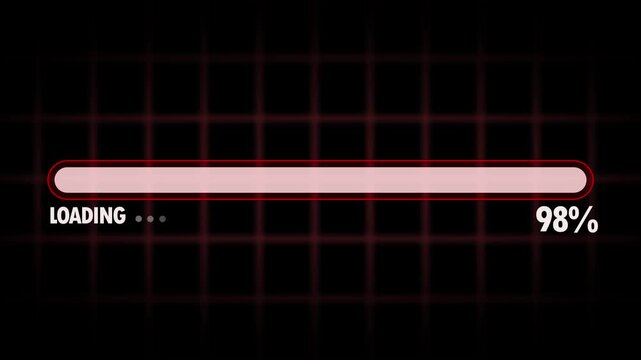 a premium processing bar with loading animation featuring a modern progress indicator on a transparent alpha background.