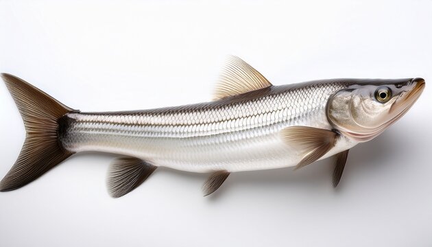 alewife fish detailed close up photo of a single alewife white background