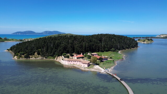 Monast&egrave;re Sainte-Marie, Ile de Zvernec, Albanie