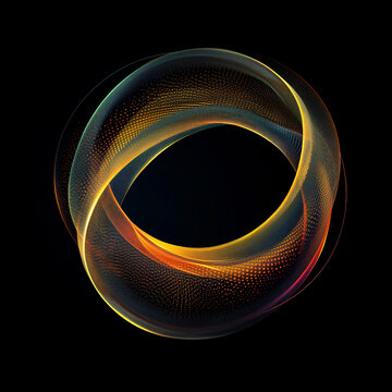 A circle with the glow quot in the dark