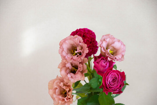 ピンク系の花束