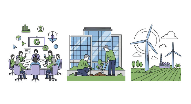 Corporate Environmental Strategy Planning and Green Energy Execution