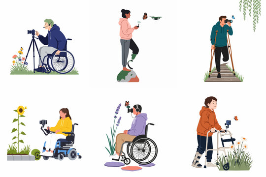 Inclusive Photography: People with Physical Disabilities Using Professional Cameras, Drones, and Gadgets to Capture Nature's Beauty