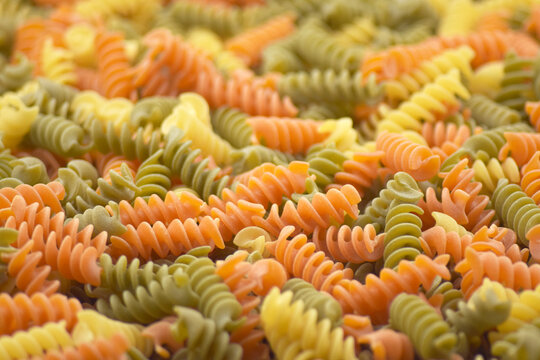 Background image of colorful spiral paste