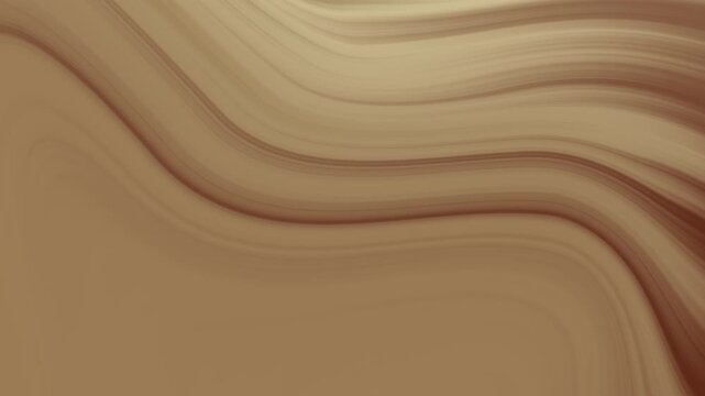 Elegant and smooth abstract background featuring flowing liquid textures in shades of dark mocha, brown, and beige gradient, ideal for luxury or organic branding.