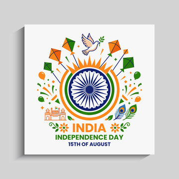 India Independence Day Instagram Post Banner Template