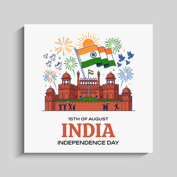 India Independence Day Instagram Post Banner Template