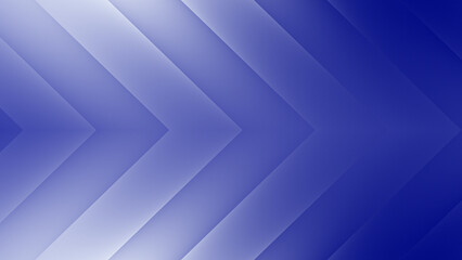 Obraz premium Abstract blue arrow geometric background vector illustration. Modern blue chevron gradient layer pattern design. Clean dynamic directional line backdrop concept.