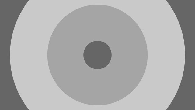 Minimal concentric circles shape background animation, Circles with a small central dot forming a minimalist target-like abstract graphic