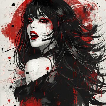 赤と黒のダークファンタジー