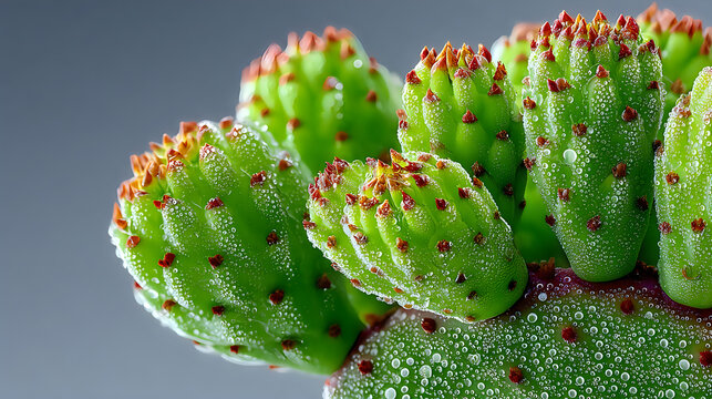Exotic cactus closeup displaying intricate botanical details pictures