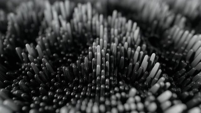 Monochrome Extruded Pins Motion Background