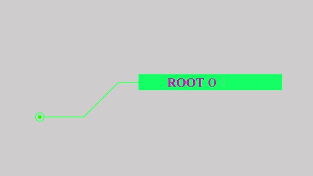 Animation of Callout, HUD UI elements on white color background. Animation of HUD elements with text "root owned". Callout futuristic hud animation digital white six pack on the white screen .