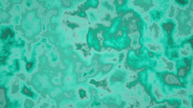 A seamless looping abstract pattern with flowing turquoise and teal shapes