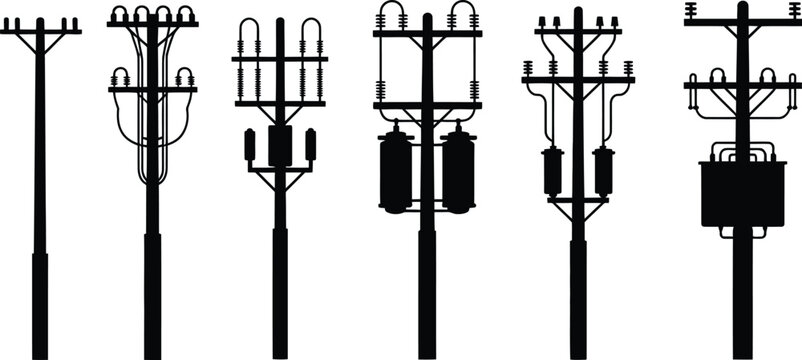 Black and white of five different candlestick chart patterns