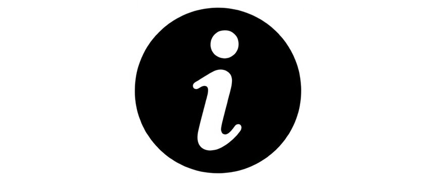 Information Icon Isolated Transparent Background