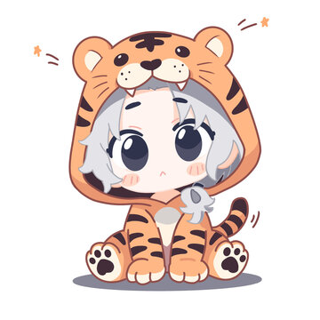 Tiger Cute Chibi