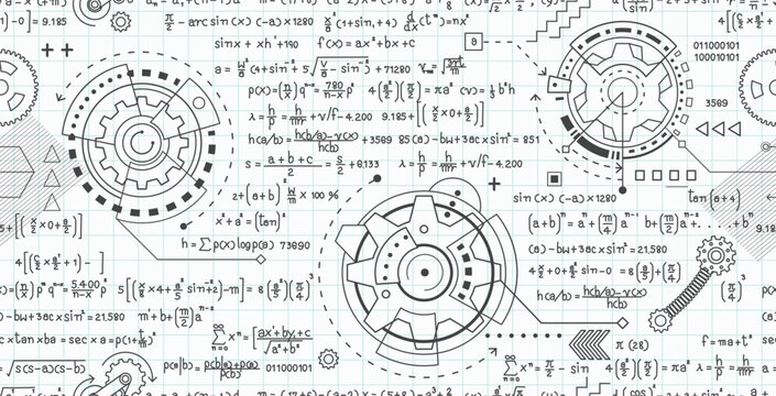 Mathematical formulas for seamless gears and control rings on a graph.