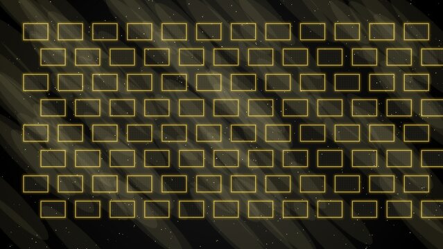 Abstract Cybernetic Dehydrator Tray Array with Gold Accents